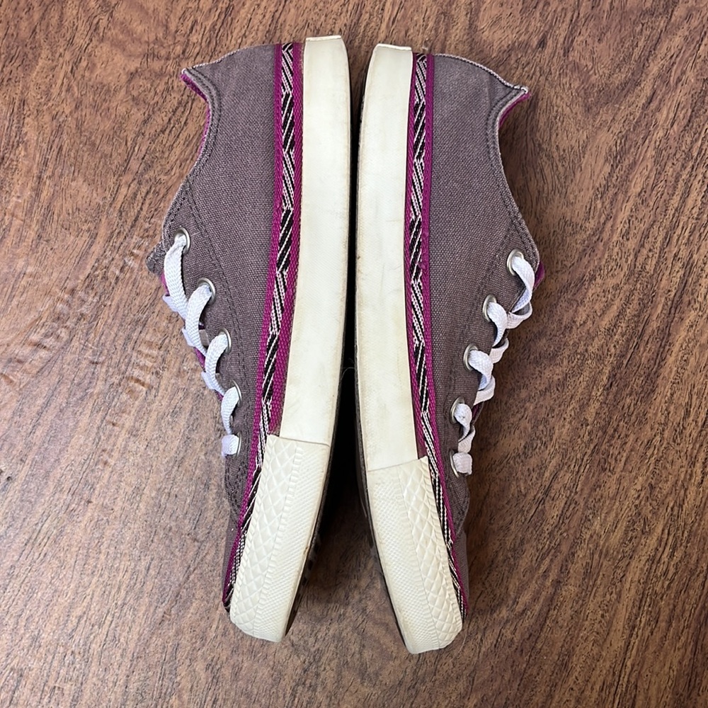 Converse Women's All Star Low Top Shoes Purple Converse Sneakers Size 6 - Picture 8 of 15